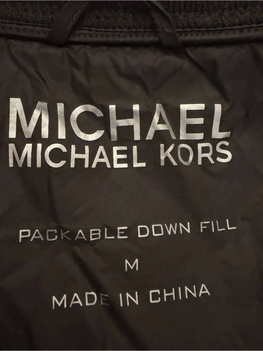 MICHAEL Michael Kors Packable Down Fill Coat Women’s Size Medium